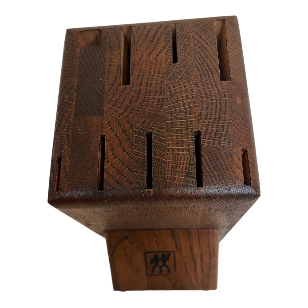 Zwilling JA Henkels 9 Slot Wooden Kitchen Knife Block